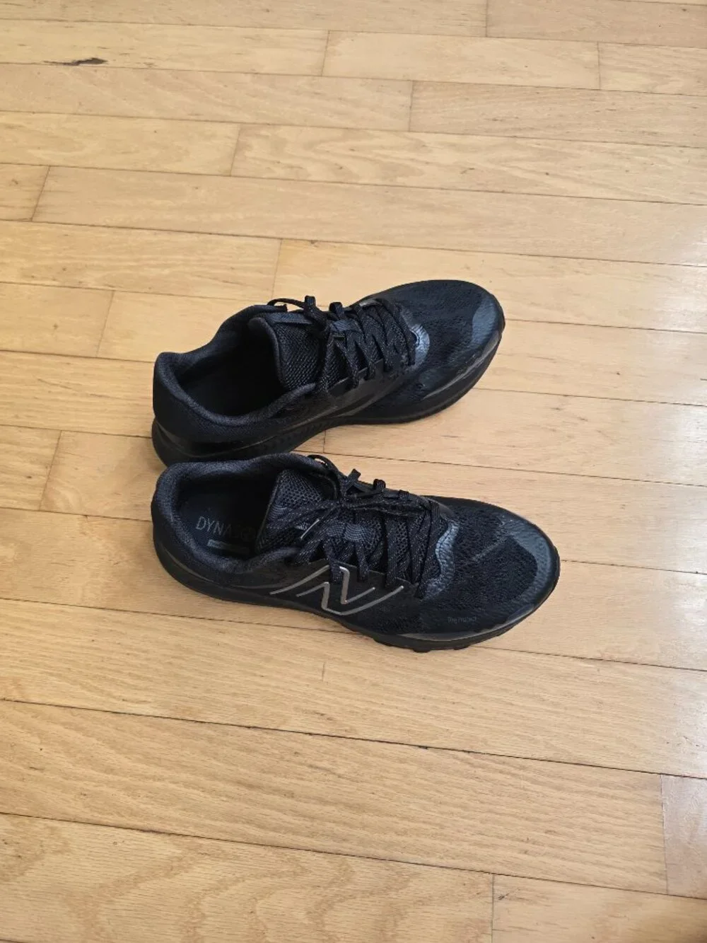 New Balance DynaSoft Nitrel v5 Trail Monochrome Black Running Sneakers MENS 12